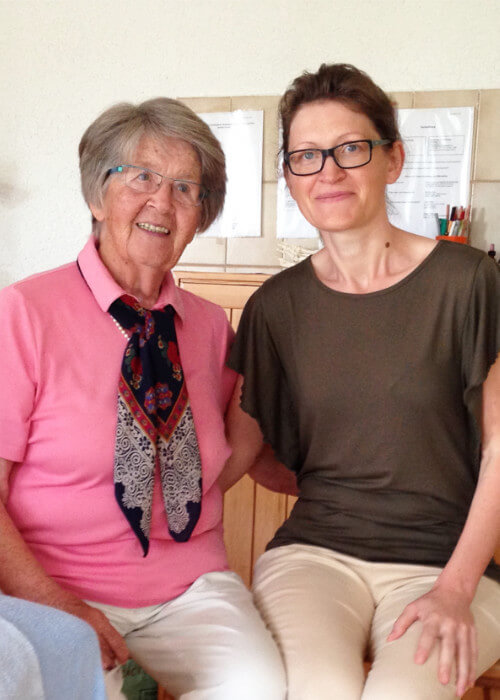 Hanne Marquardt und Nina Eirich Ausbildung Fußreflexzonentherapie